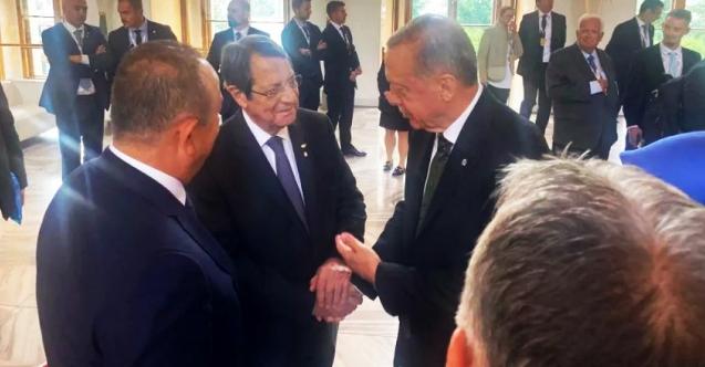 TC Cumhurbaşkanı Erdoğan Rum Lider Anastasiadis ile bir araya geldi – BRTK