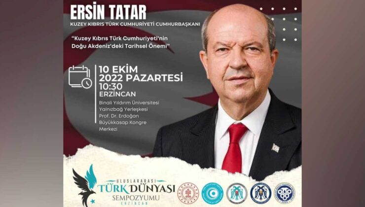 Cumhurbaşkanı Tatar, yarın sabah Erzincan’a gidiyor