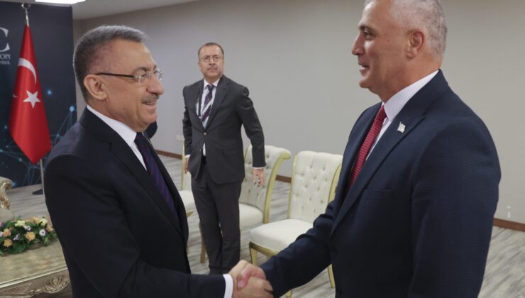TC Cumhurbaşkanı Yardımcısı Oktay, Ekonomi ve Enerji Bakanı Olgun Amcaoğlu’nu kabul etti – BRTK